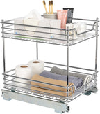 Household Essentials Glidez Chrome-Plated Steel Pull-Out/Slide-Out Storage by HouseholdEssentials