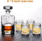 CAMKYDE Rose Ice Cube Tray 2 Inch, 6 Cavity Silicone Rose Ice Cube Mold - Image 6