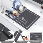 Findosom Dish Drying Mat, Cuttable Drying Mat - Image 2