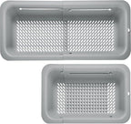 LASSHSWA Collapsible Colander for Kitchen, Over the Sink Strainer Basket for by LASSHSWA