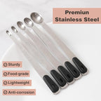 Mini Measuring Spoons Set, Tiny Stainless Steel Measure Teaspoons - Image 3