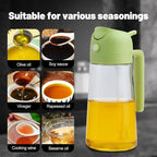 2 In 1 Oil Dispenser And Oil Sprayer, 16 Oz/470 Ml Oil Dispenser - Image 4