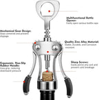 Wine Opener with Stopper, Cutter - Image 3