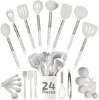 Silicone Kitchen Utensils Set by CulinaryCouture