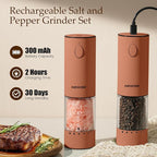 Newise Electric Salt and Pepper Grinder Set Rechargeable - Image 4
