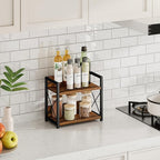 Giikin Countertop Shelf Organizer, 2 Tier Kitchen Spice Rack - Image 2