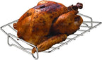 Stainless Steel Turkey Roasting Rack, V-shaped Racks by GriAddict