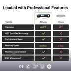 ProfessionaI Meat Thermometer Digital, 3X Faster 0.5 Sec Instant Read, NIST - Image 2