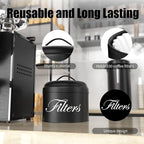 Coffee Filter Holder with Lid, Basket Storage Container - Image 4