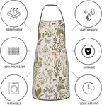 Vintage Wildflower Herbs Floral Rustic Butterfly Oven Mitts Pot Holders Cooking - Image 5