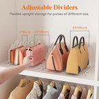 Lifewit Purse Organizer for Closet, Adjustable Clutch Purse Storage Organizer - Image 4