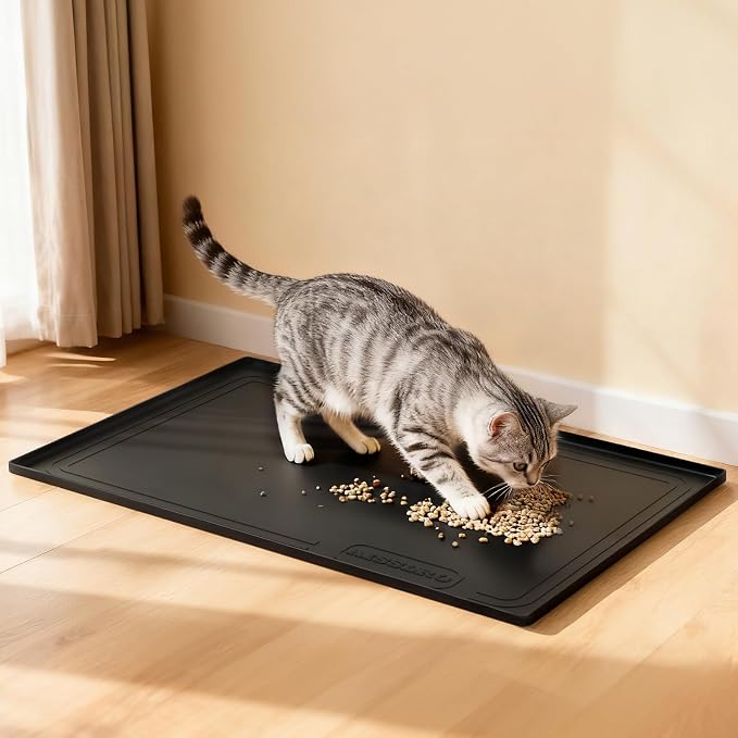 Aisslro Under Sink Mat 28" X 19", Waterproof Silicone Under Sink Mats - Image 7