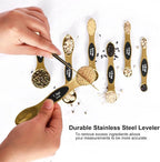 Magnetic Measuring Spoons Set Stainless Steel - Image 4