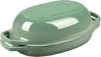 EDGING CASTING Enameled Cast Iron Oval Dutch Oven Pot - Image 7