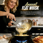 Anaeat Stainless Steel Kitchen Whisk Set of 4, Milk and Egg Beater Blender - Image 4