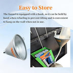 27.56" Steel Bendable Spout Funnel - Image 6