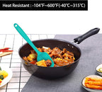 HOTEC Heat Resistant 600℉ Food Grade Silicone Rubber Spatula Set - Image 4