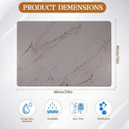 Dish Drying Mats for Kitchen Counter, Quick Dry Dish Rack Pad - Image 4
