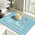 Findosom Dish Drying Mat, Cuttable Drying Mat by Findosom