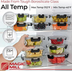 Magic Mill Premium Borosilicate Glass Food Storage Containers - Image 2