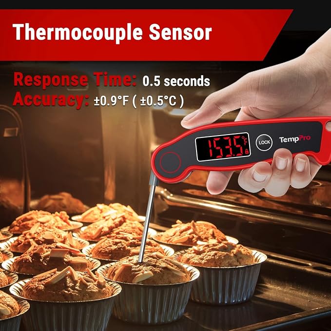 TempPro TP19 Waterproof Digital Meat Thermometer - Image 2
