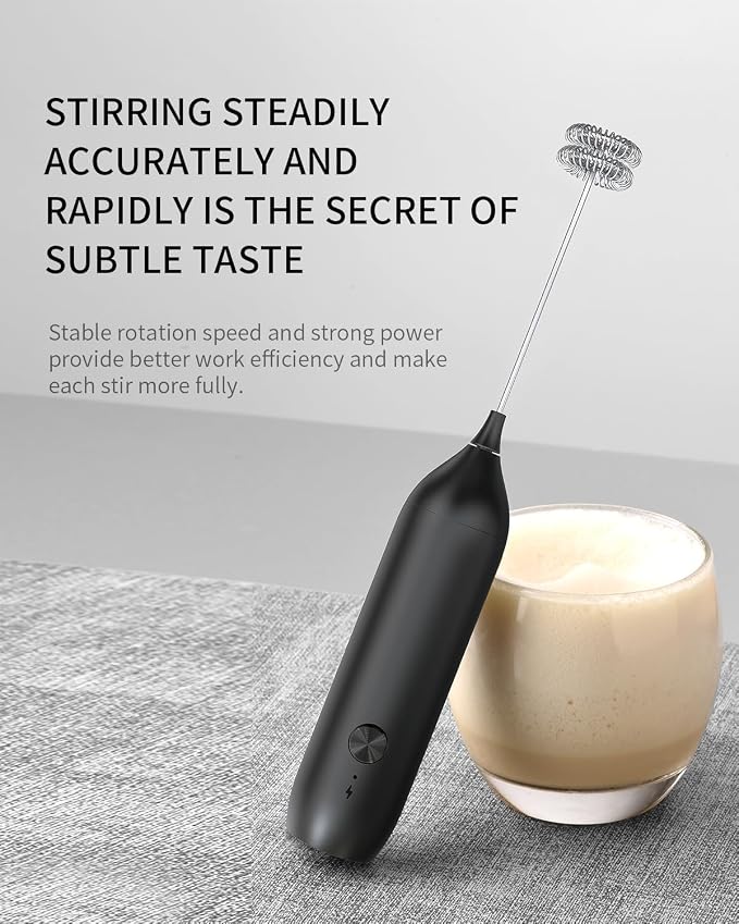 CIRCLE JOY Rechargeable Milk Frother Handheld - Image 4