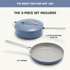 GreenPan Nova 10” Frying Pan Skillet and 4.37QT Sauté Pan - Image 4