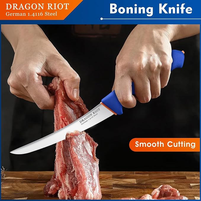 DRAGON RIOT Carving Knife Set for Meat 12 Inche Meat Slicing Knife and Boning - Image 6
