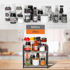 Giikin Countertop Shelf Organizer, 2 Tier Kitchen Spice Rack - Image 8