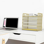 Sinboun Letter Tray Paper Organizer 5-Tier Desk Organizer File Organizer Paper - Image 4