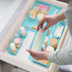 SpaceHacks 15 PCS Clear Plastic Drawer Organizer Set, 4-Size Acrylic Drawer - Image 2