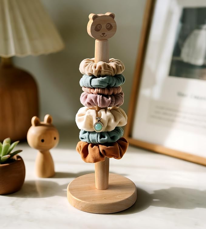 KitchLife Cute Wooden Paper Towel Holder Countertop - Image 8