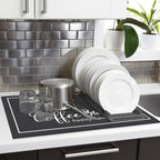 Findosom Dish Drying Mat, Cuttable Drying Mat - Image 9