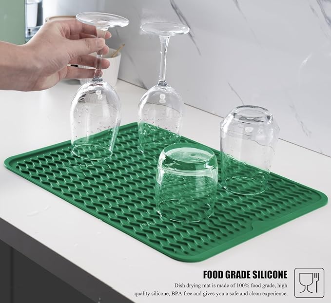 Silicone Dish Drying Mat for Multiple Usage, Easy clean, Eco-friendly, - Image 5