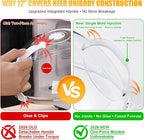 Microwave Splatter Cover for Food 12", Large Clear Microwave Splash Guard - Image 3