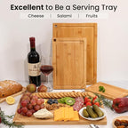 Hiware Extra Large Bamboo Cutting Board - Image 6