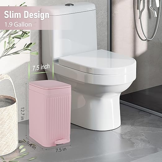 rejomiik Small Bathroom Trash Can - Image 2