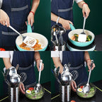 Cooking Spoon, Berglander 6 Pieces Spatula Set Stainless Steel, Metal Spatula - Image 6