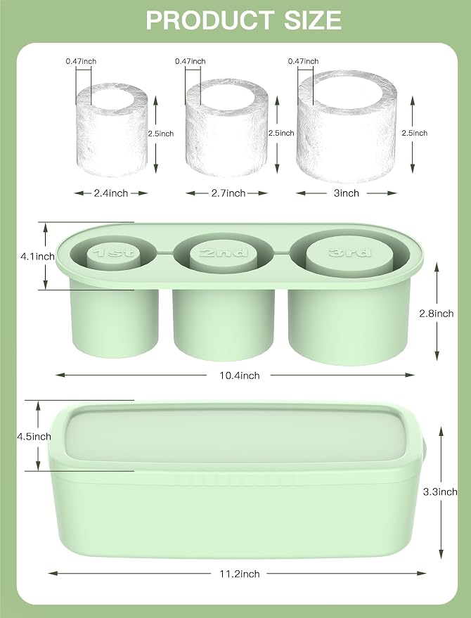 Ice Cube Tray for Tumbler Cup 30Oz-40Oz, Easy Fill and Release Ice Maker for - Image 6