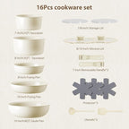 Pots and Pans Non Stick, Induction Kitchen tagines Set - Image 3