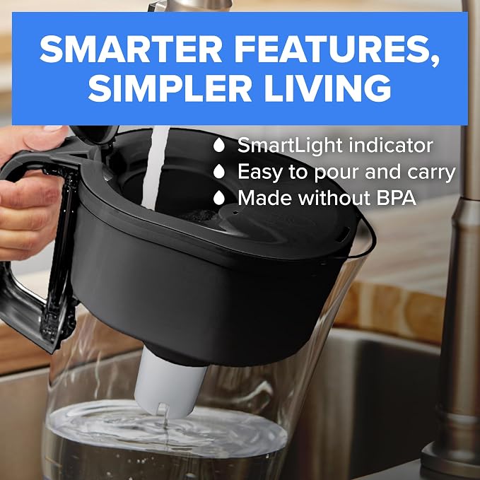 Brita Large 10 Cup Water Filter Pitcher, 1 BritaPlus Filter - Image 5