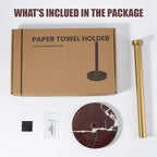 Koville Paper Towel Holder Countertop, Standing Paper Roll Holder - Image 9