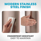SIMPLI-Magic 6L/1.6G Stainless Steel Bathroom Trash Can - Image 5
