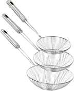 Enhanced Version Stainless Steel Spider Strainer Skimmer Ladle, Pasta Strainer by Fancymay