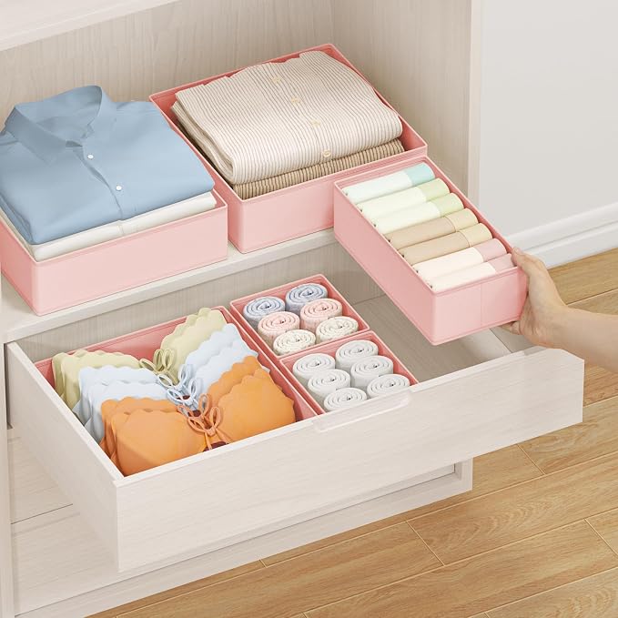 DIMJ Drawer Organizer Clothes 24Pack - Image 4