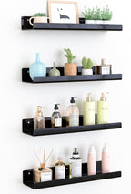 upsimples Acrylic Shelves for Wall Decor, Living Room, Floating Bookshelves for by upsimples
