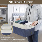 BALEINE 2 Pack Fabric Closet Storage Bins - Image 8