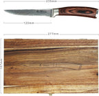 Wakoli EDIB 4-Piece Damascus Steak Knife Set – Professional Dining Kitchen - Image 3