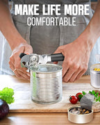 Multifunctional Can Opener Manual, Durable Heavy Duty Handheld Strong Can Opener - Image 7