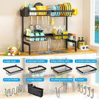 ARSTPEOE 2 Tiers 4 Baskets Over The Sink Dish Drying Rack, fits All Sinks - Image 2